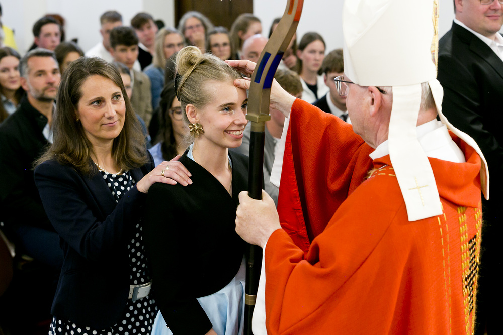 Batschuns am 7.6.2025  Kirche Firmung mit Bischof Benno Elbs