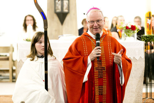 Batschuns am 7.6.2025  Kirche Firmung mit Bischof Benno Elbs